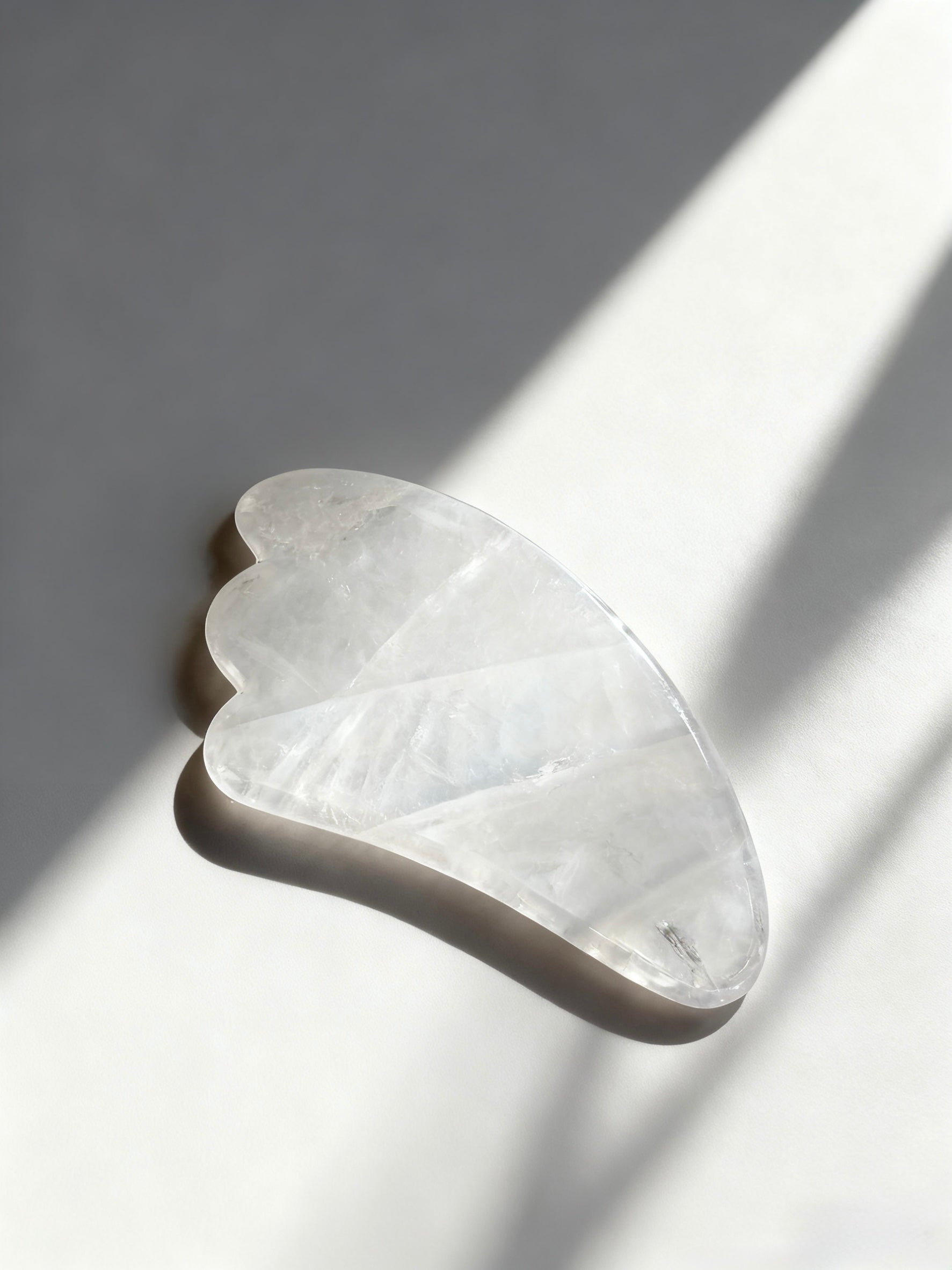 Omira Clear Quartz Gua Sha