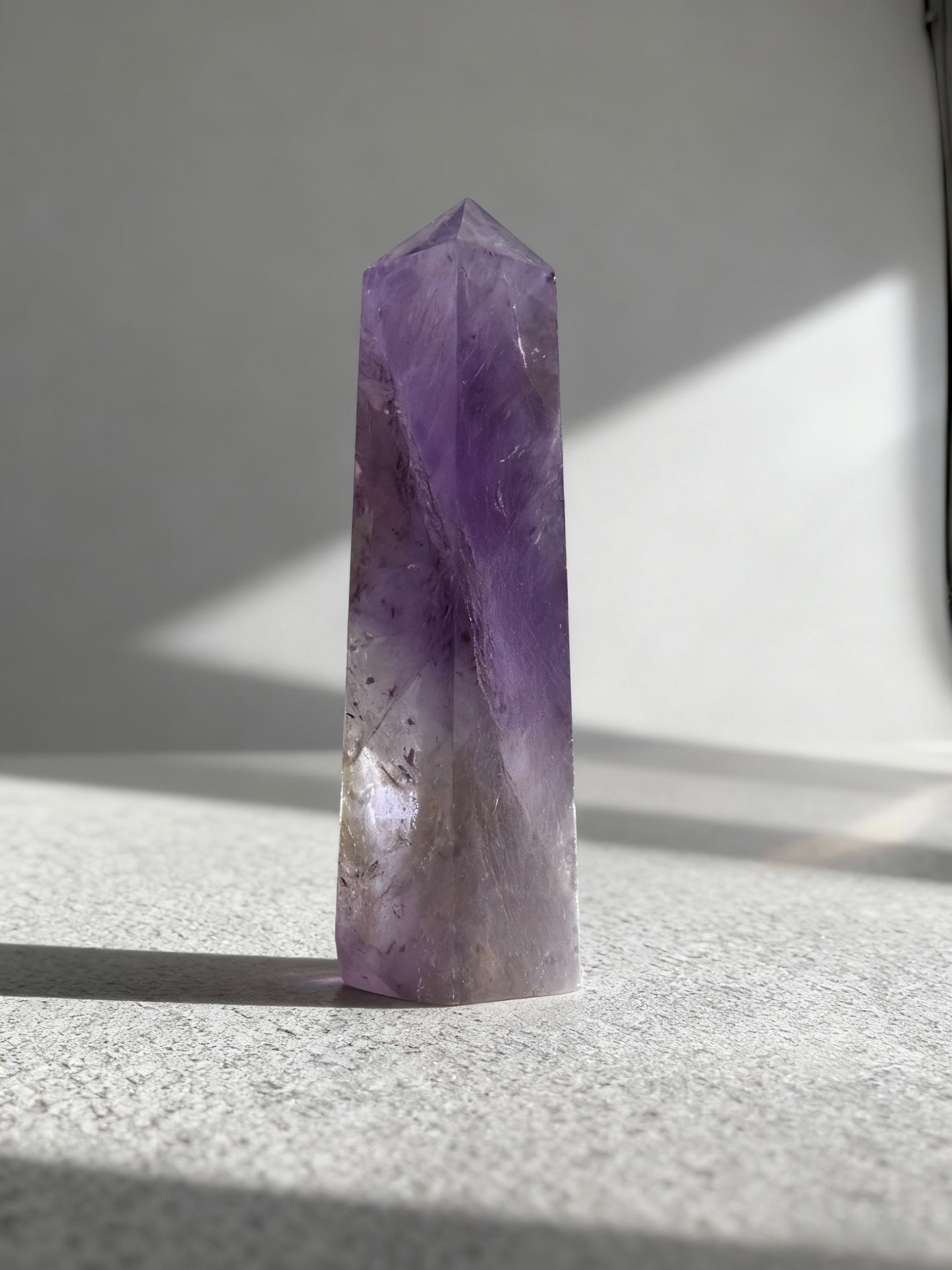 Omira Amethyst Crystal Tower