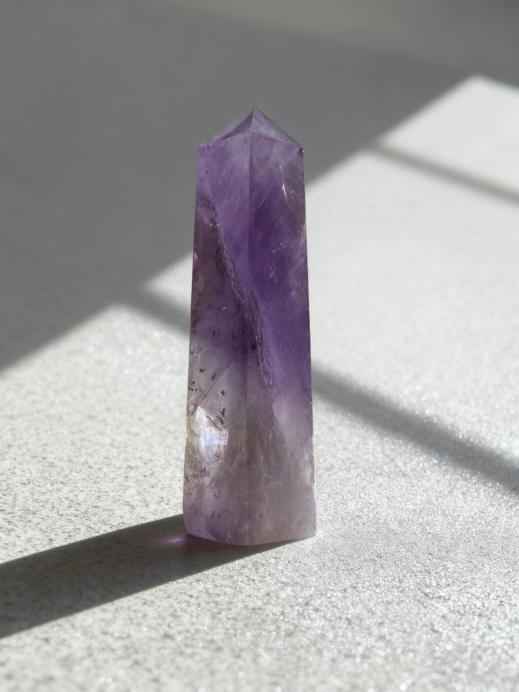 Omira Amethyst Crystal Tower