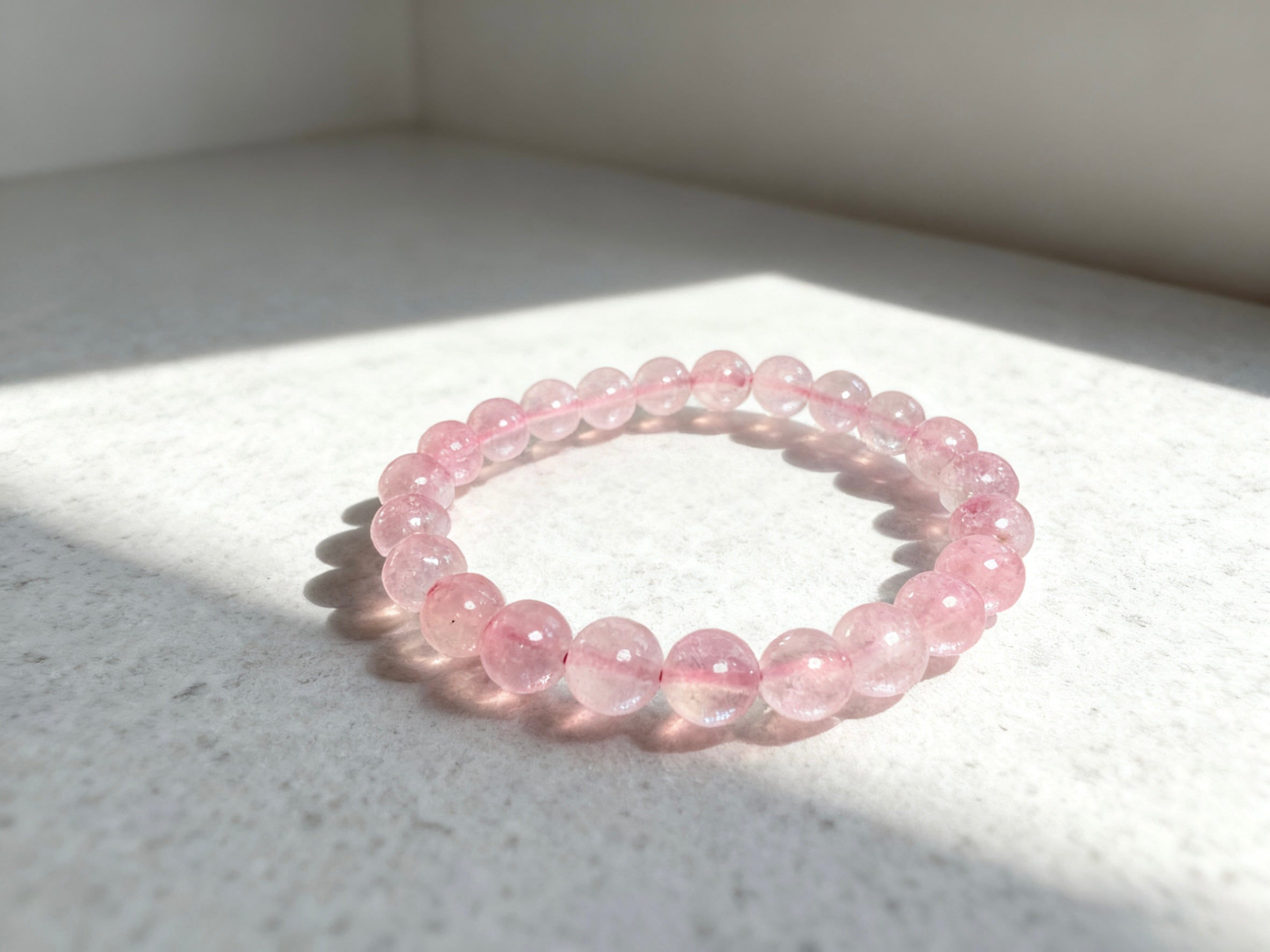 Omira Rose Quartz Bracelet 8mm