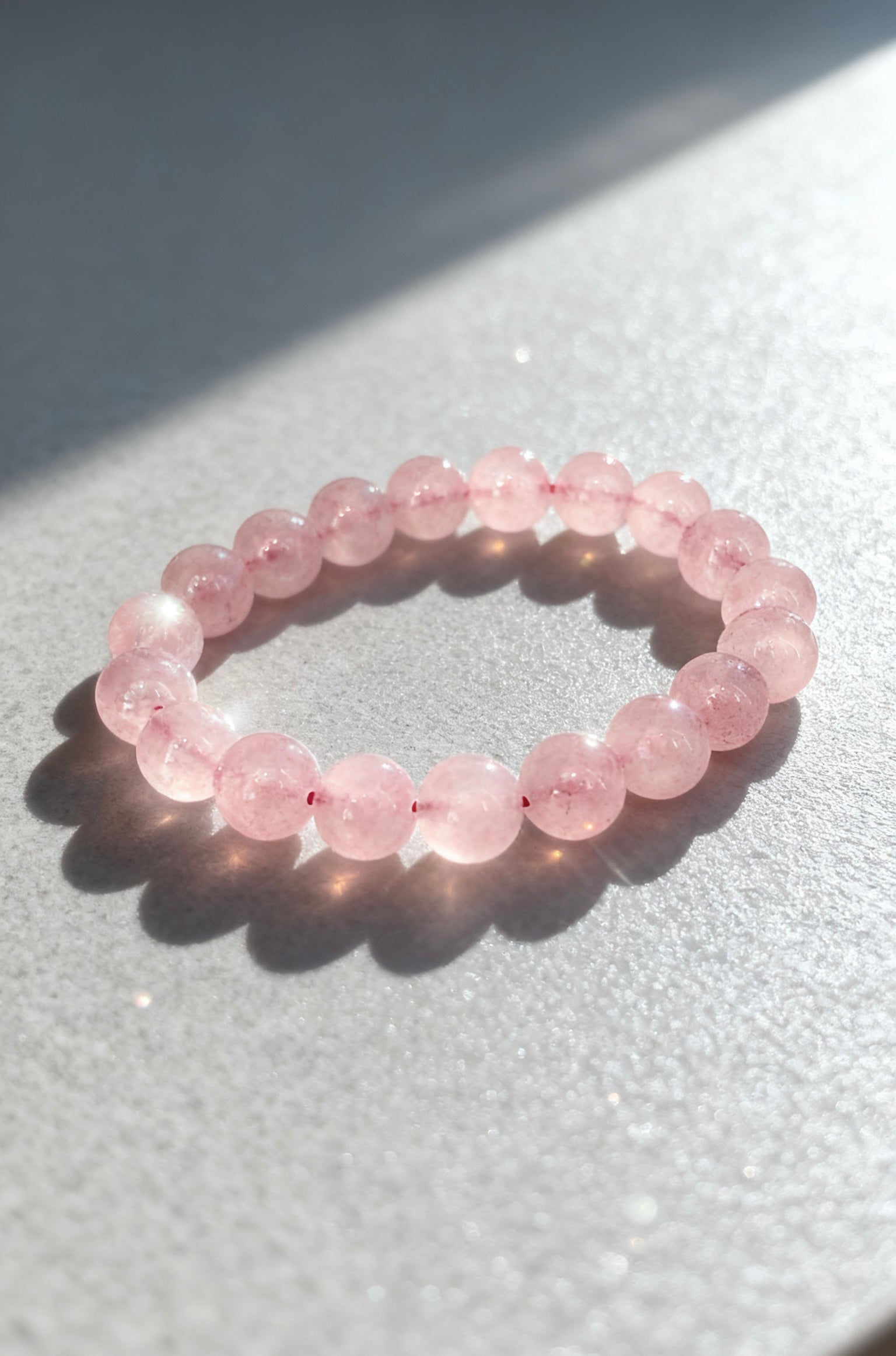 Omira Rose Quartz Bracelet 10mm
