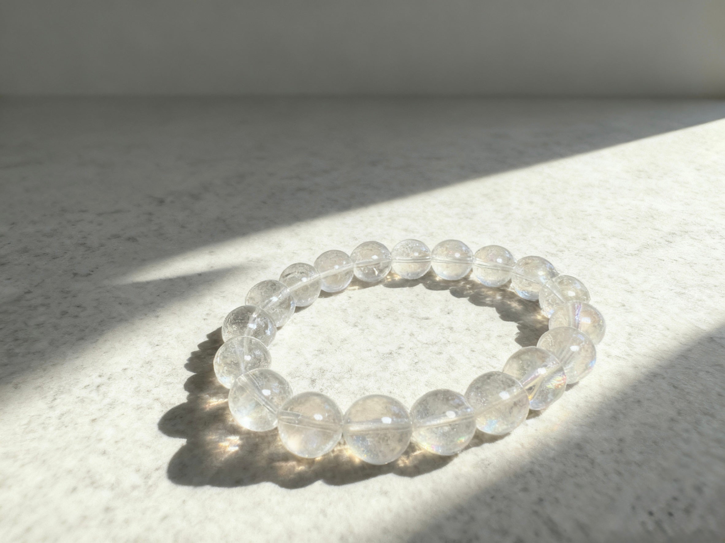Omira Clear Quartz Bracelet 10mm