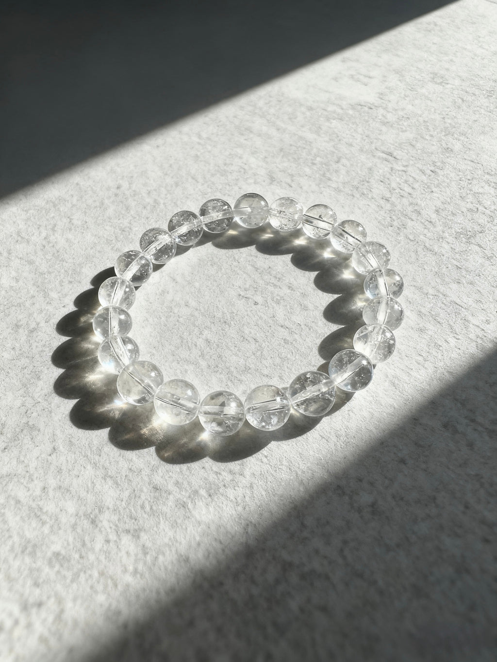Omira Himalayan Clear Quartz Bracelet 8mm
