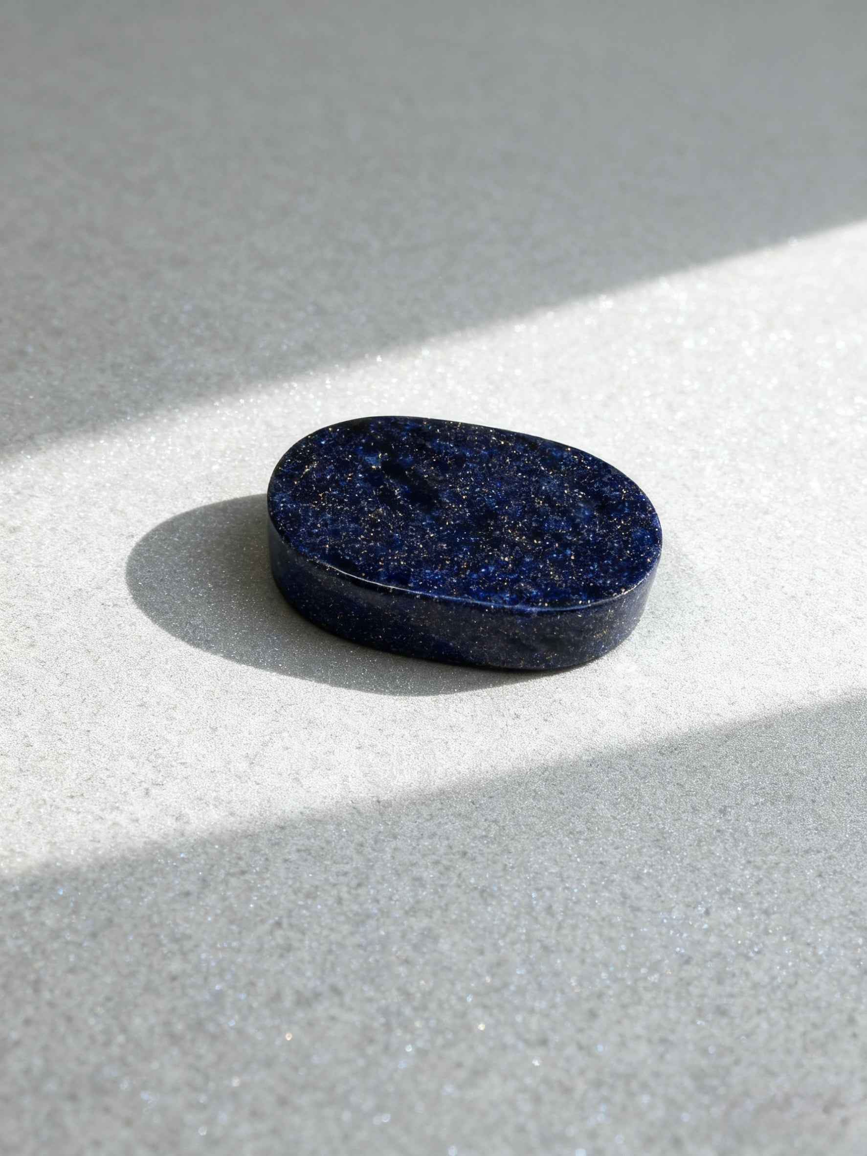 Omira Blue Sandstone Palm Stone