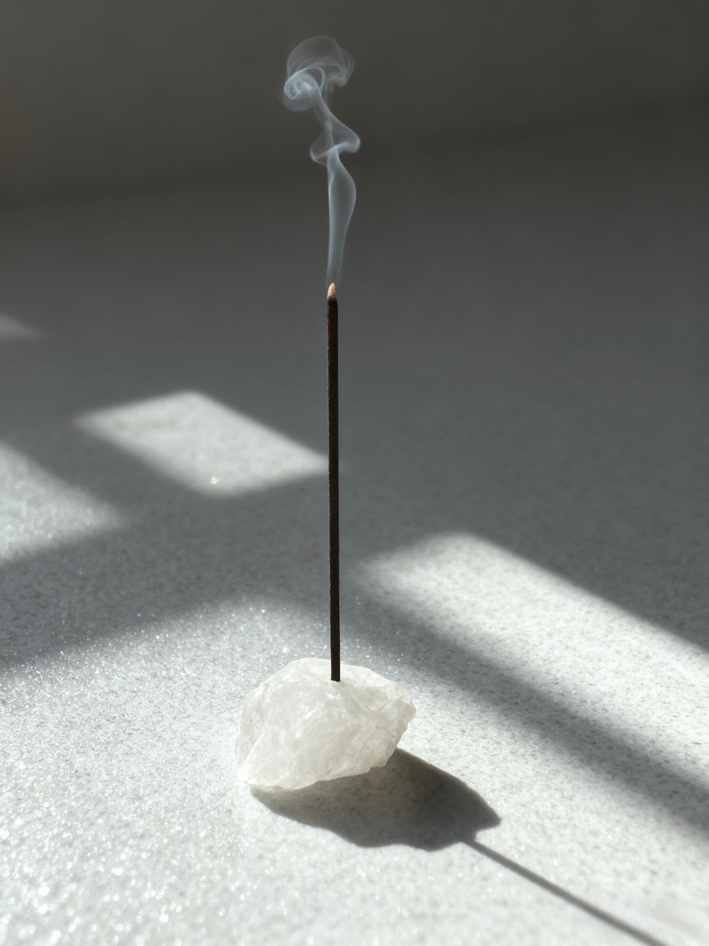 Omira Clear Quartz Incense Holder