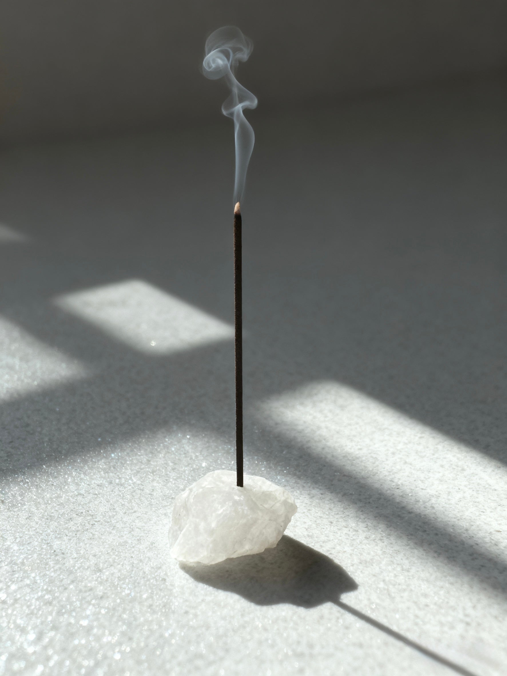 Omira Clear Quartz Incense Holder